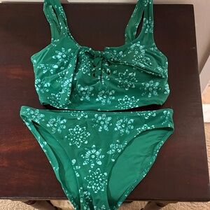Aerie green bikini